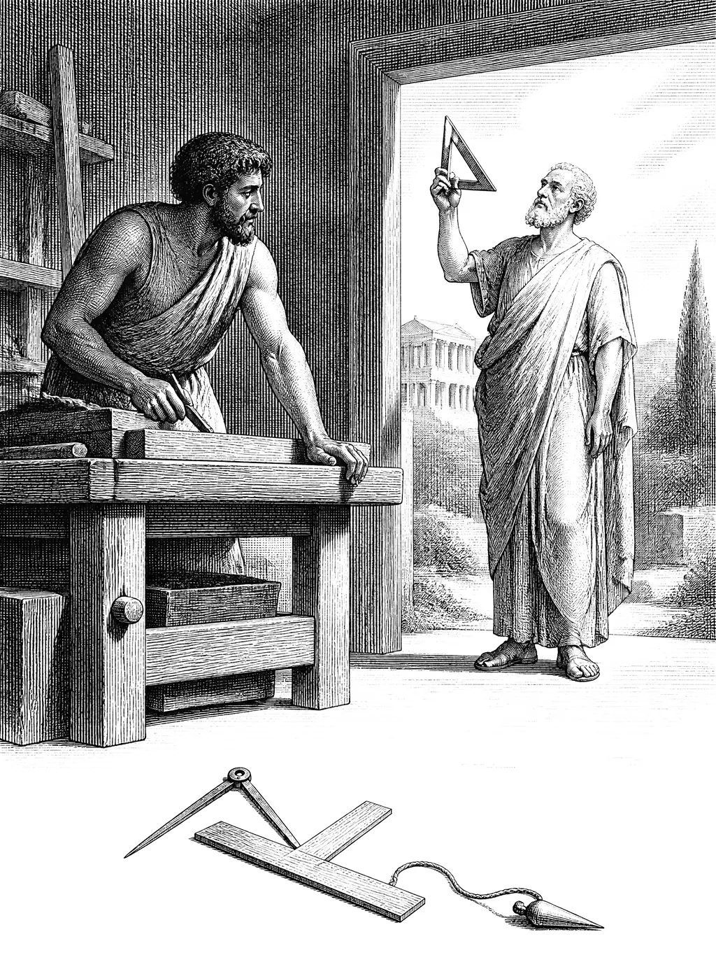 Engraved plate for Logic as an Instrument