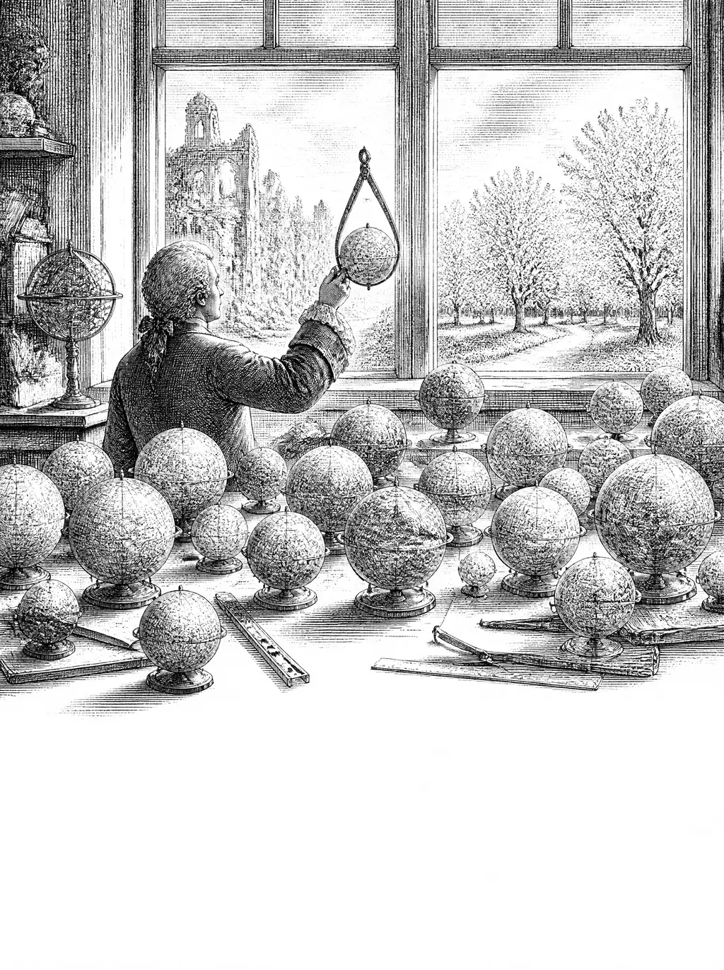 Engraved plate for The Best of All Possible Worlds