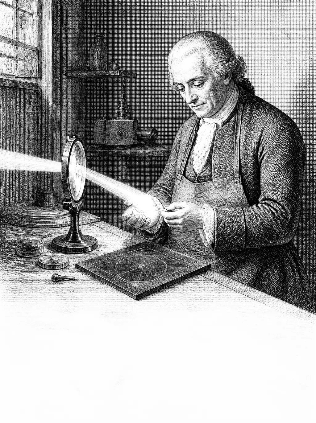 Engraved plate for Blessedness Is Not the Reward of Virtue