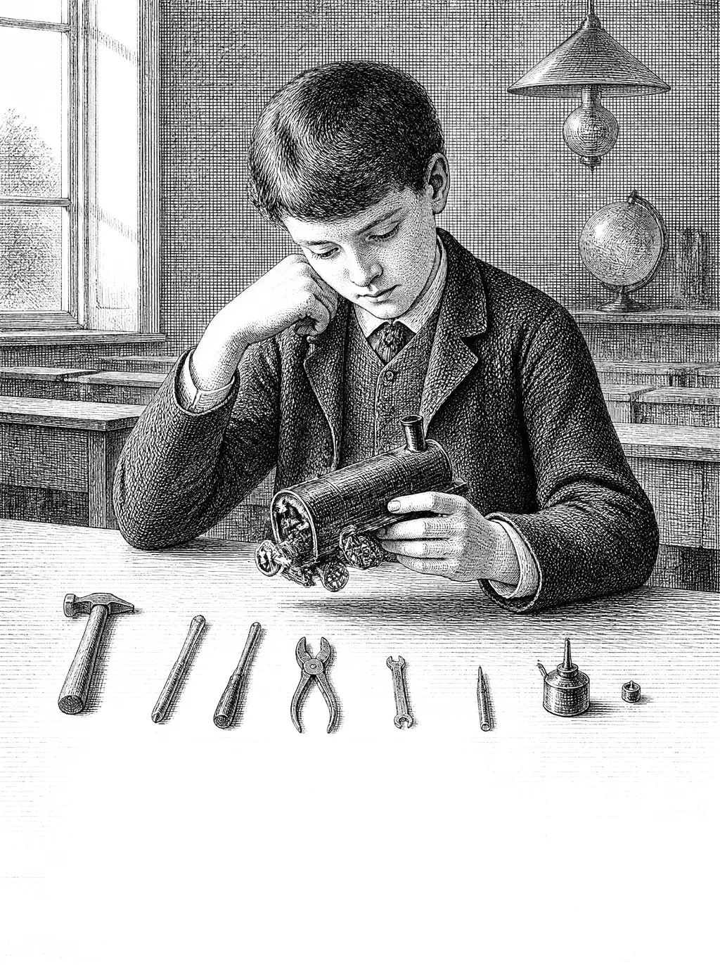 Engraved plate for Active, Persistent, and Careful