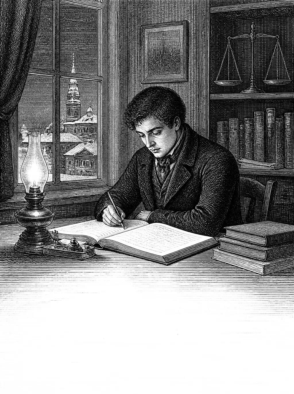 Engraved plate for Everything Is Lawful
