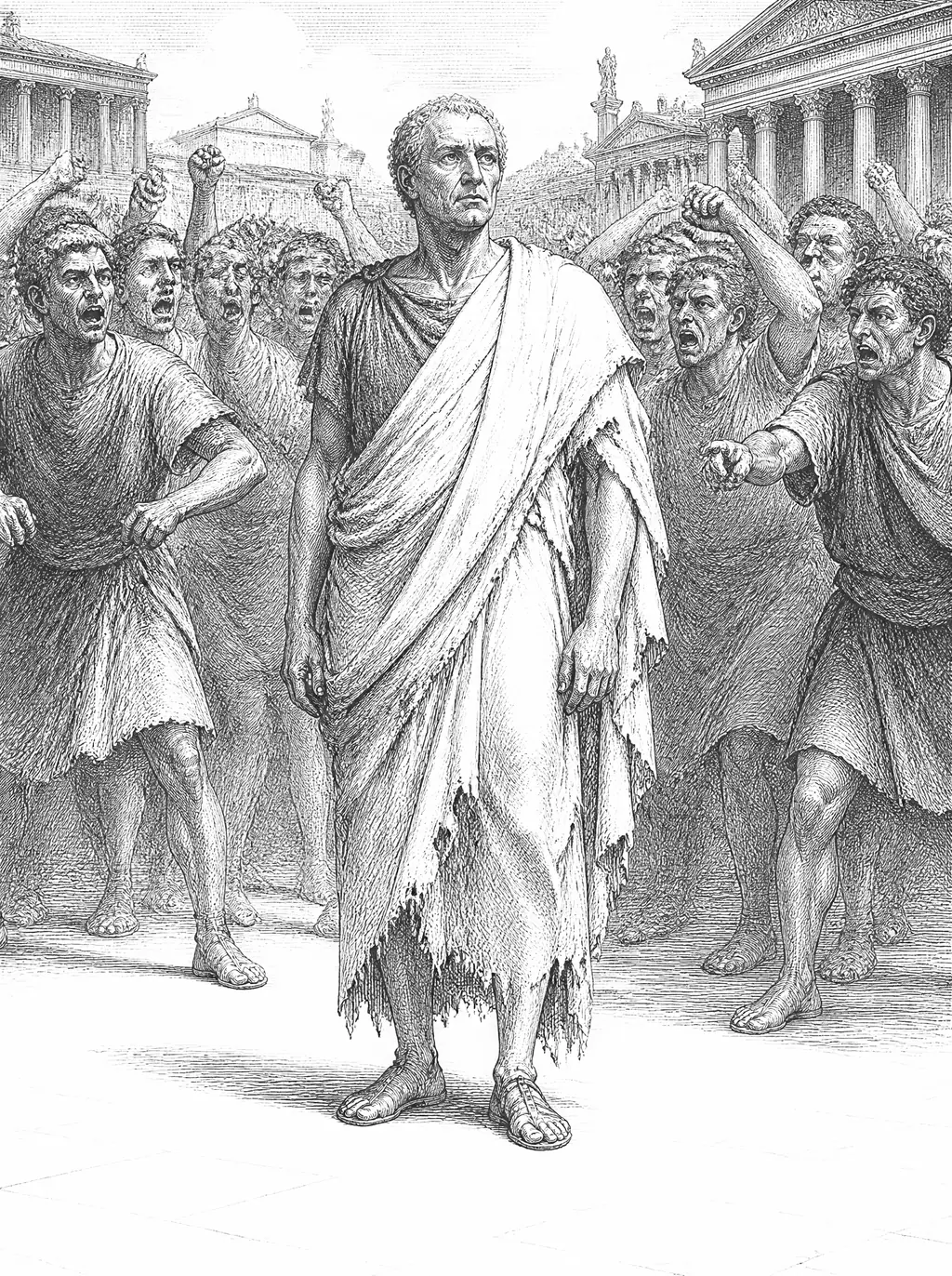 Engraved plate for The Wise Man Cannot Be Harmed