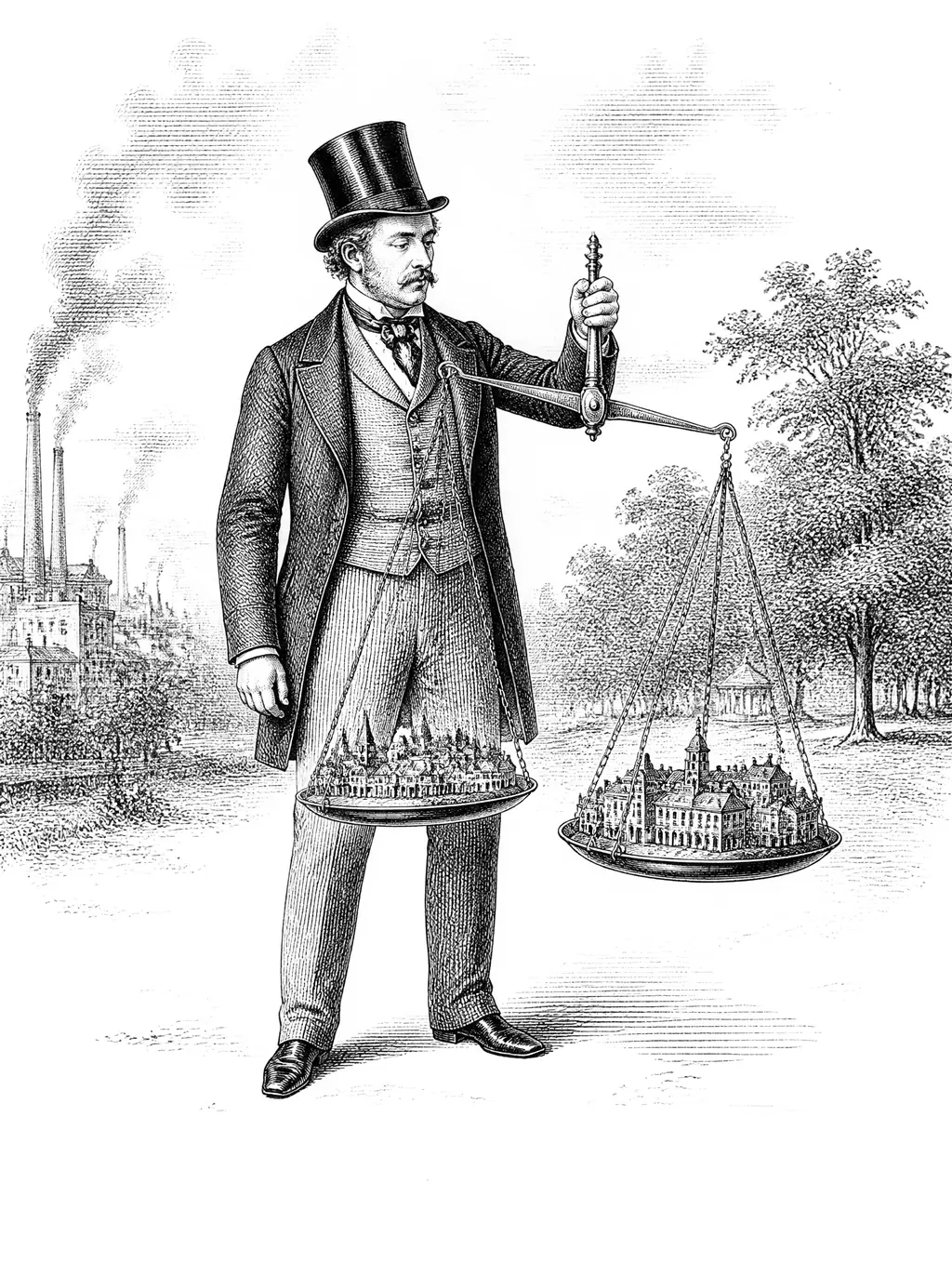 Engraved plate for The Greatest Happiness Principle