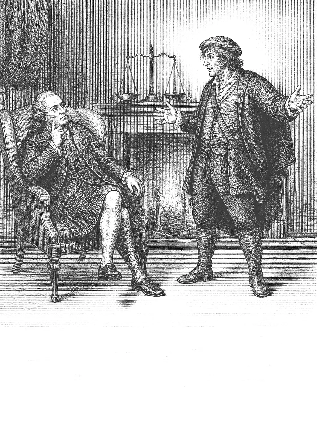Engraved plate for No Testimony Is Sufficient