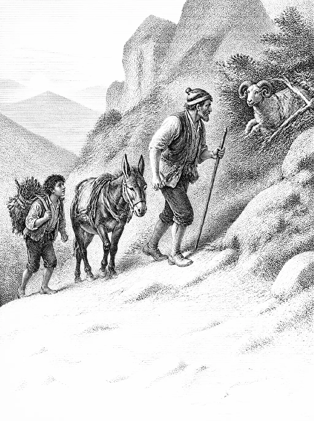Engraved plate for The Leap of Faith