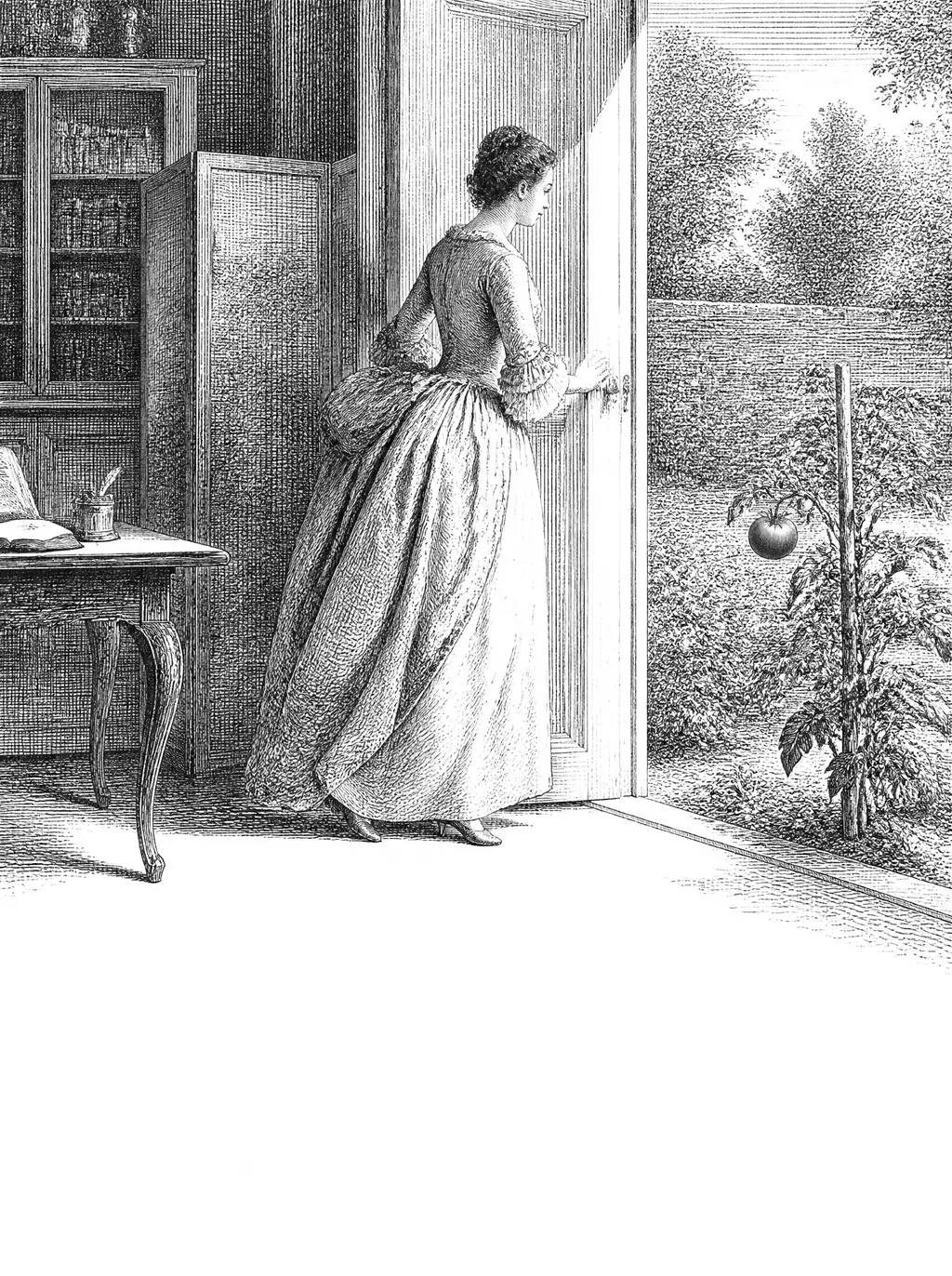 Engraved plate for Mary's Room