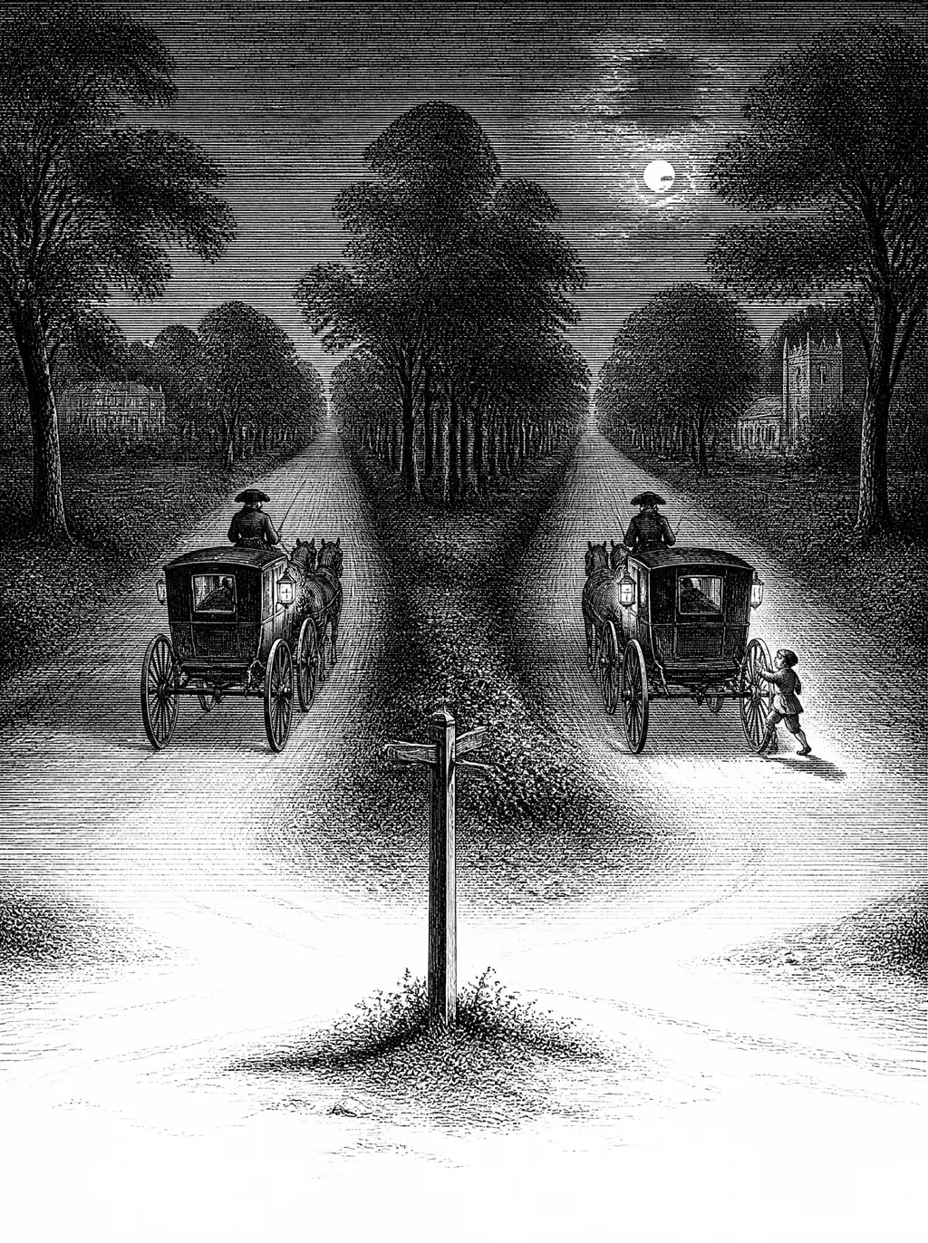 Engraved plate for Moral Luck