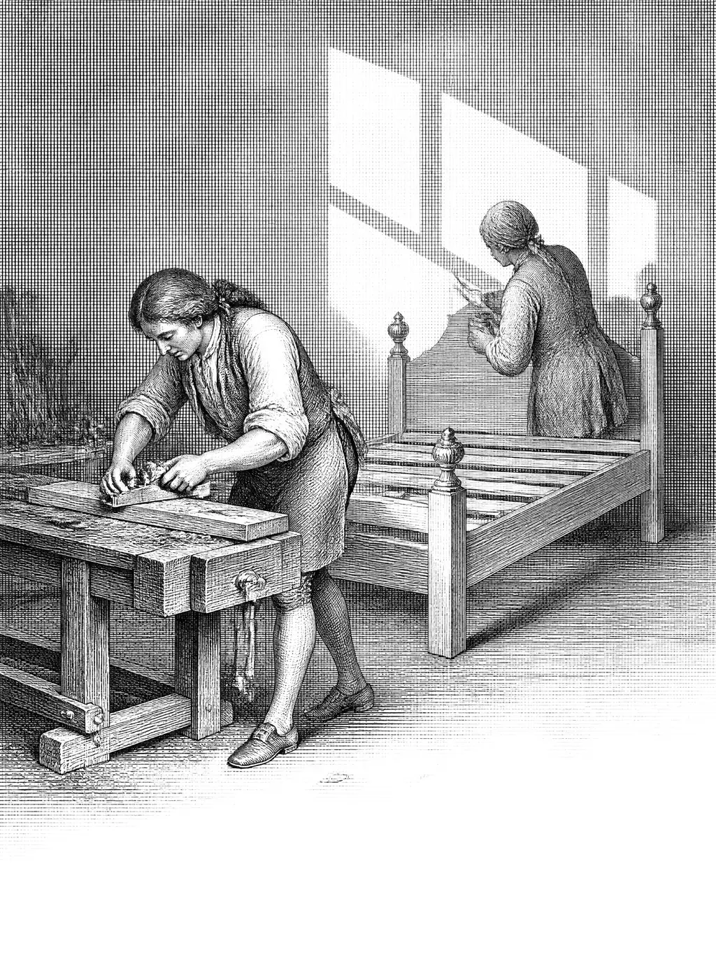 Engraved plate for Art Is a Shadow of a Shadow