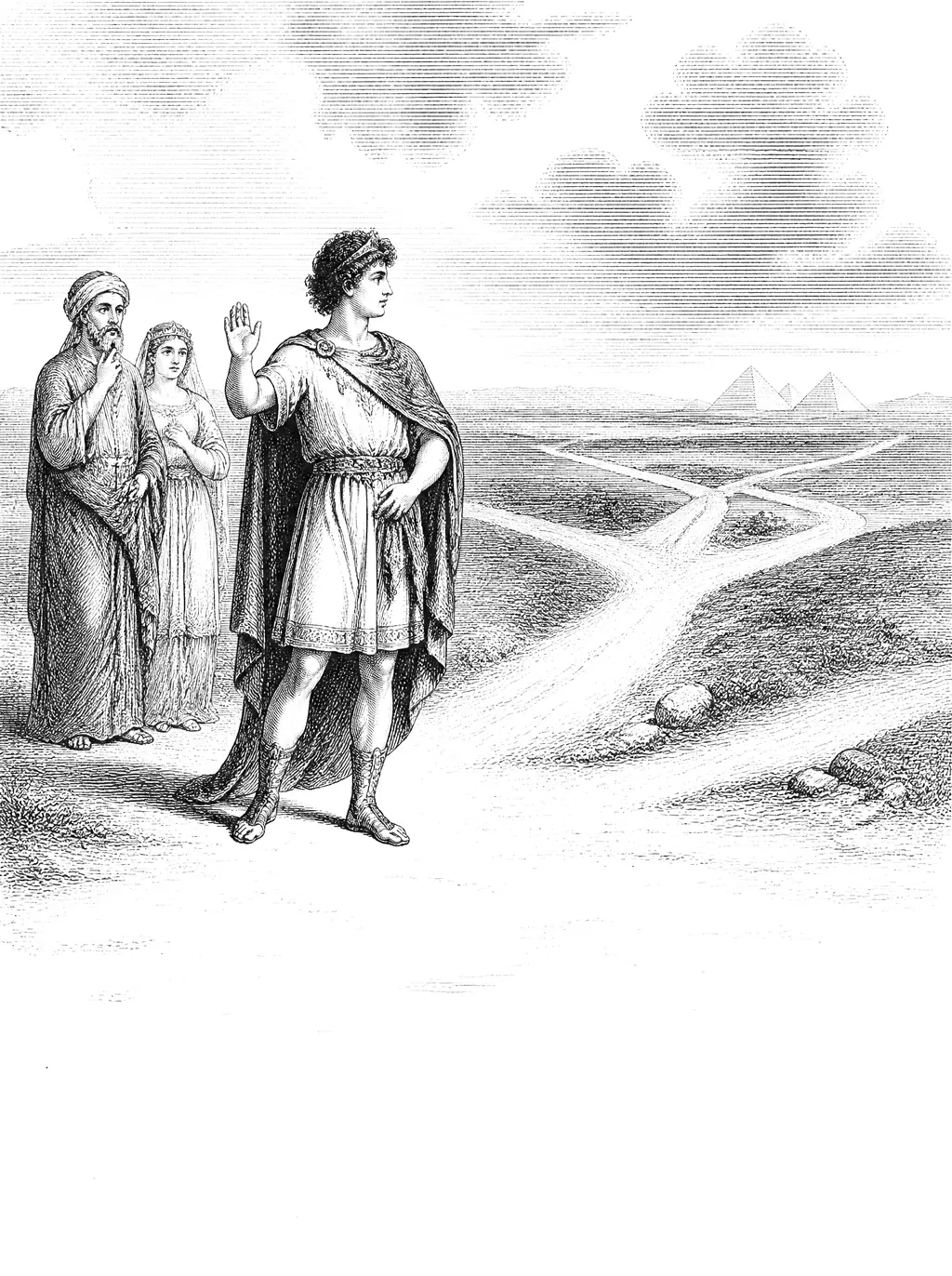 Engraved plate for The Choice of Life