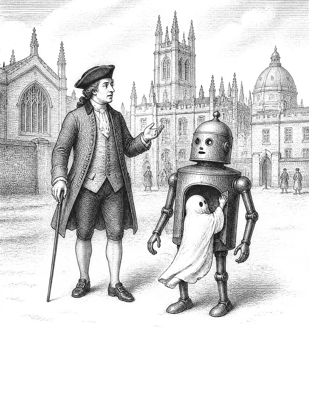Engraved plate for The Ghost in the Machine