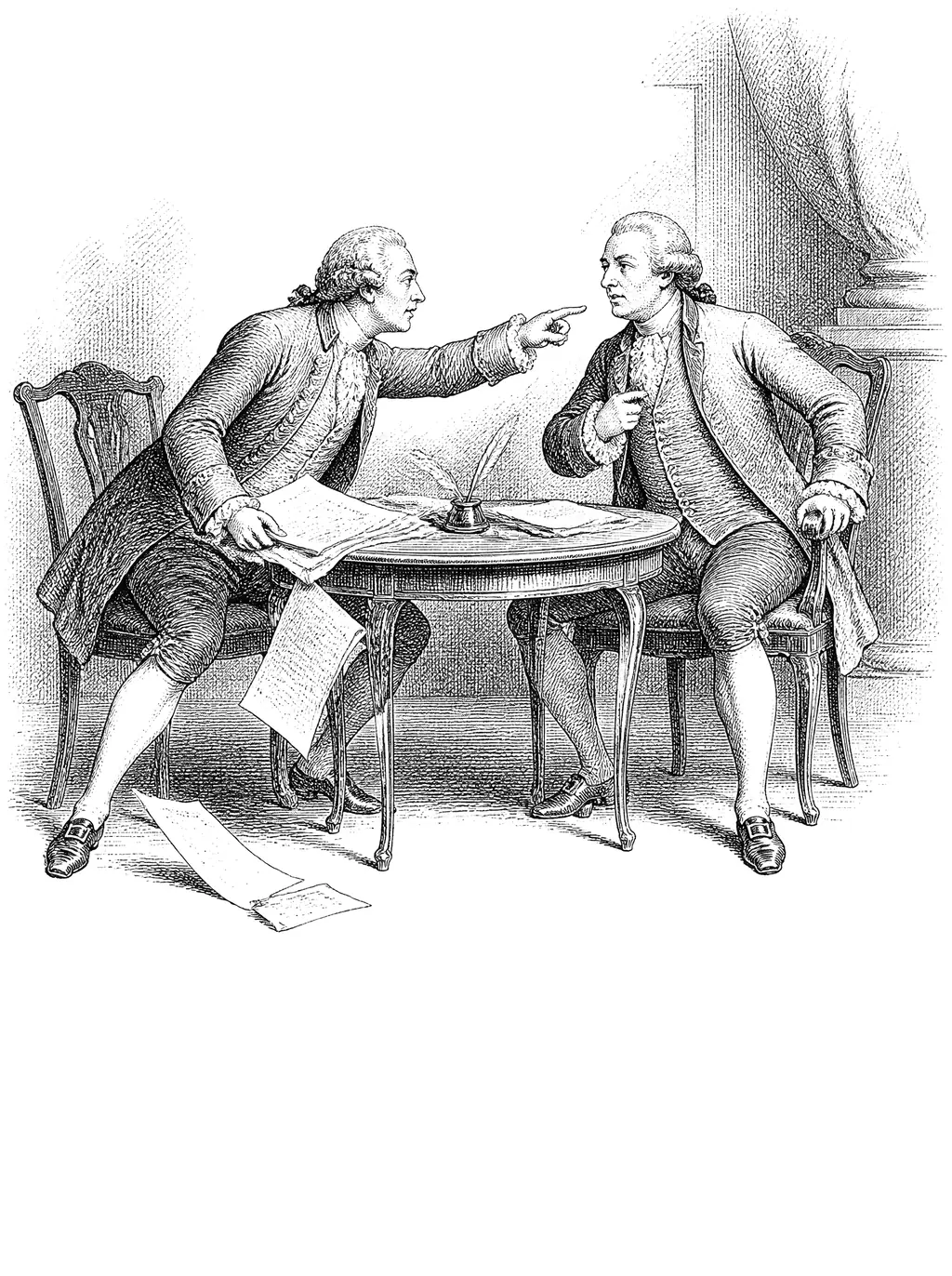 Engraved plate for The Last Trick