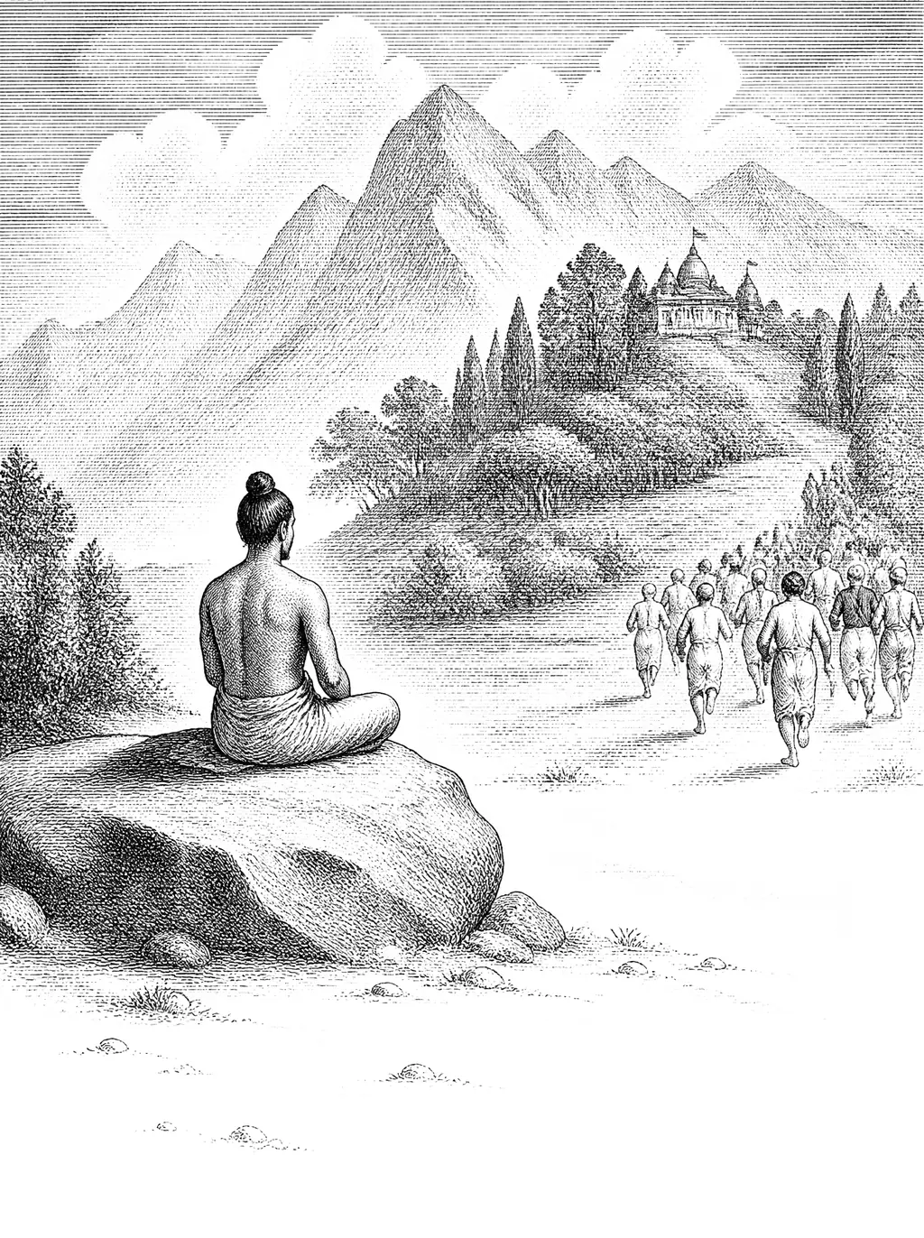 Engraved plate for Self Is the Refuge of Self