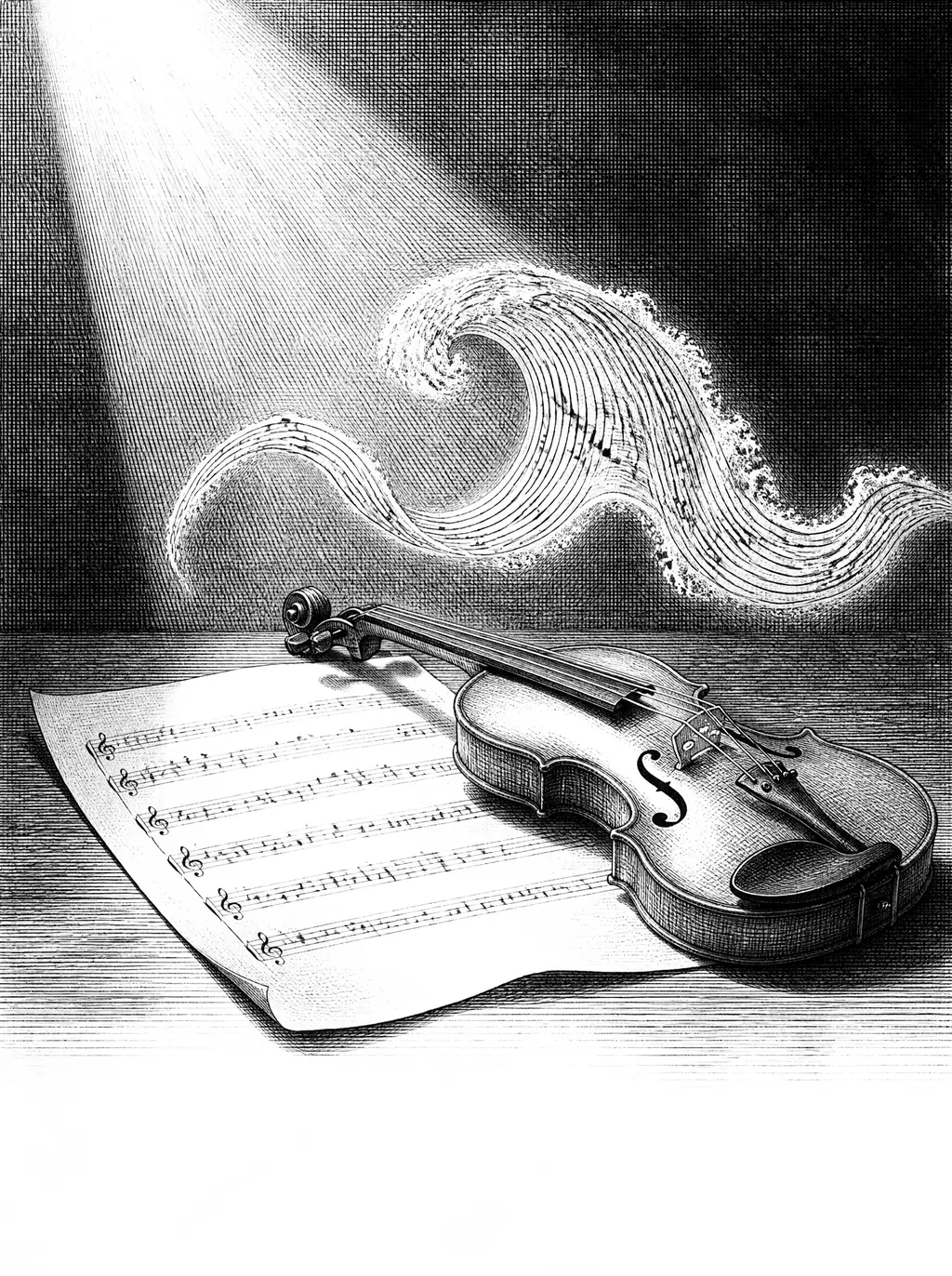 Engraved plate for One Thing, Described Two Ways