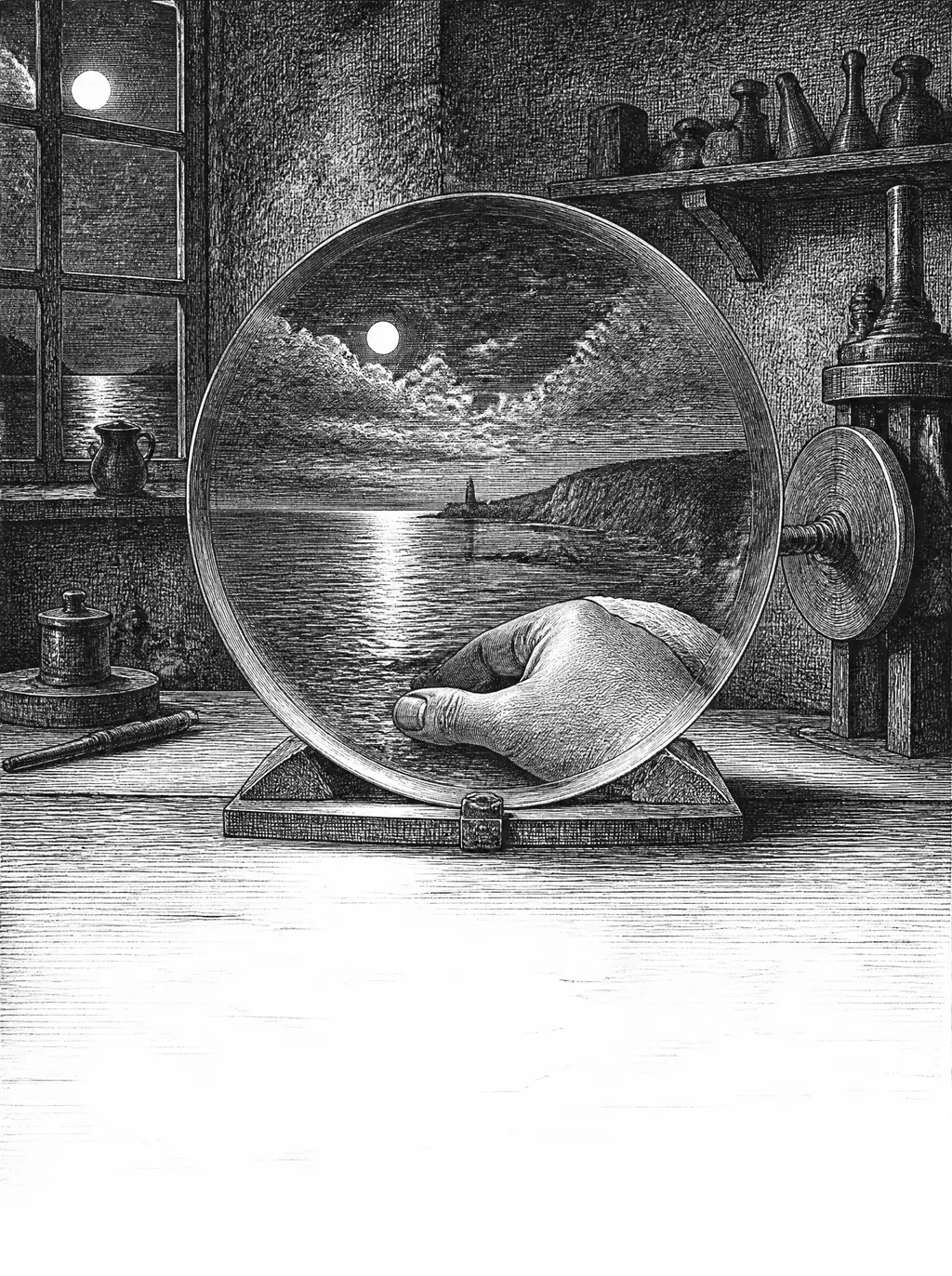 Engraved plate for One Substance, Infinite Names