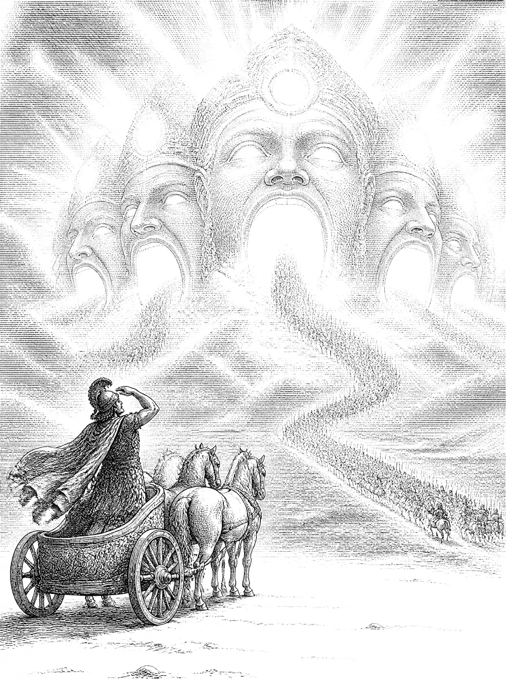 Engraved plate for The Cosmic Vision