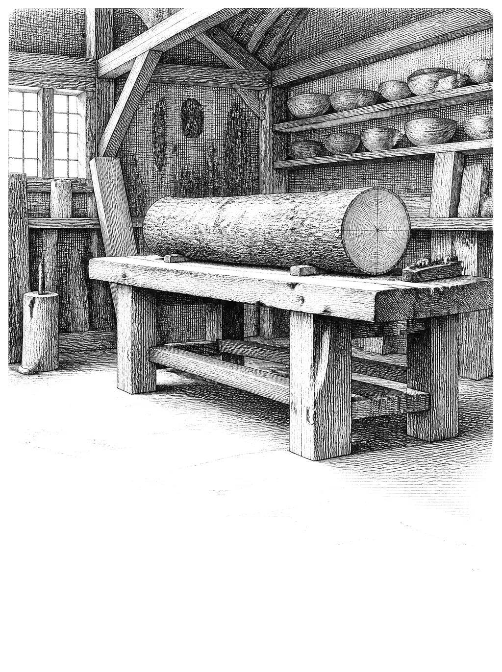 Engraved plate for The Uncarved Block