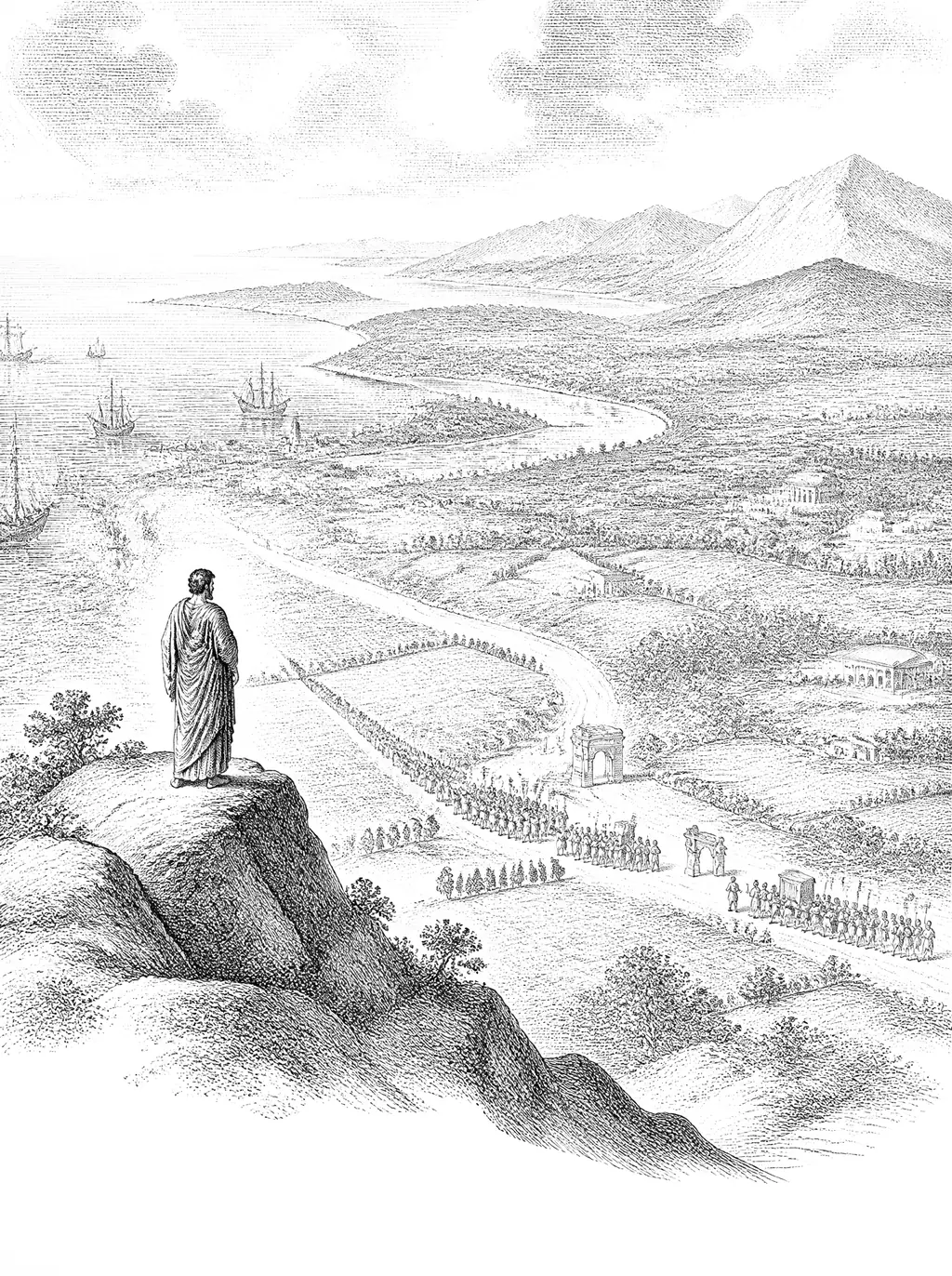 Engraved plate for The View from Above